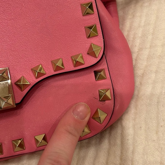 Valentino Rock stud Mini Crossbody in Pink - Picture 11 of 14